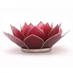 BIRTHSTONE TEA LIGHT HOLDER IN SMALL GARNET (JANUARY) BIRTHSTONE TEA LIGHT HOLDER IN SMALL GARNET (JANUARY)