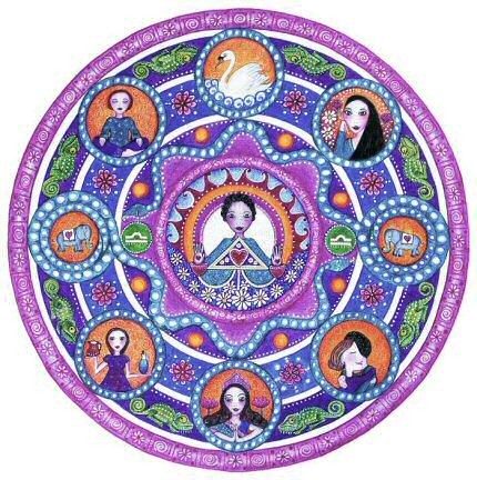 Libra Mandala Art Print Libra Mandala Art Print