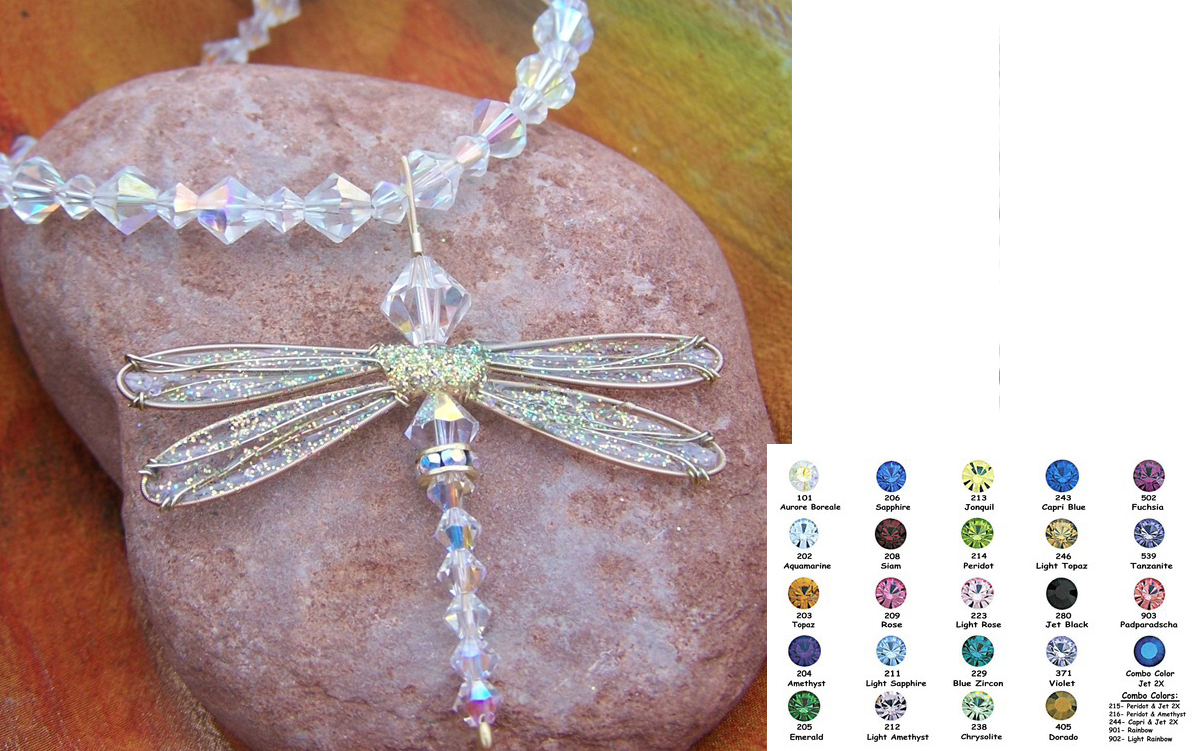 Dazzleflyz Dragonfly Beaded Necklace