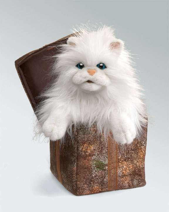 Kitty Gift Box Hand Puppet