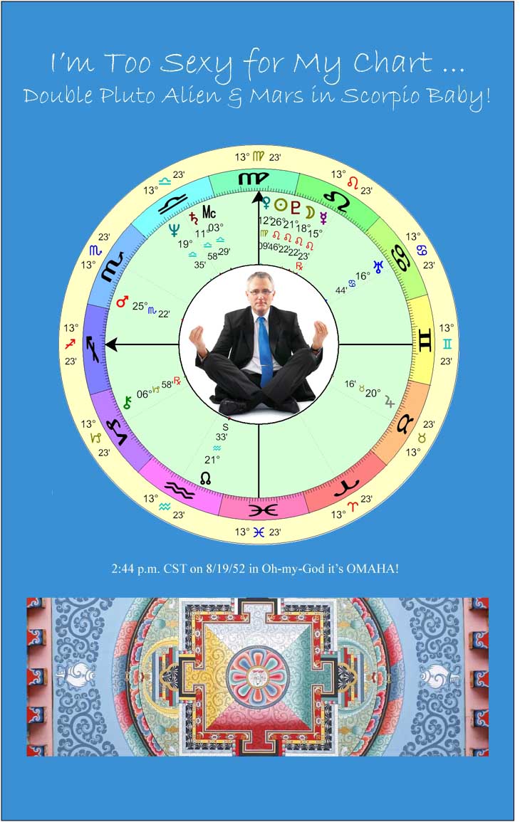 YOUR ASTROLOGICAL CHART AS A ZEN ART POSTER